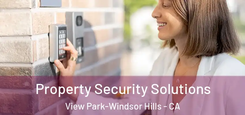  Property Security Solutions View Park-Windsor Hills - CA